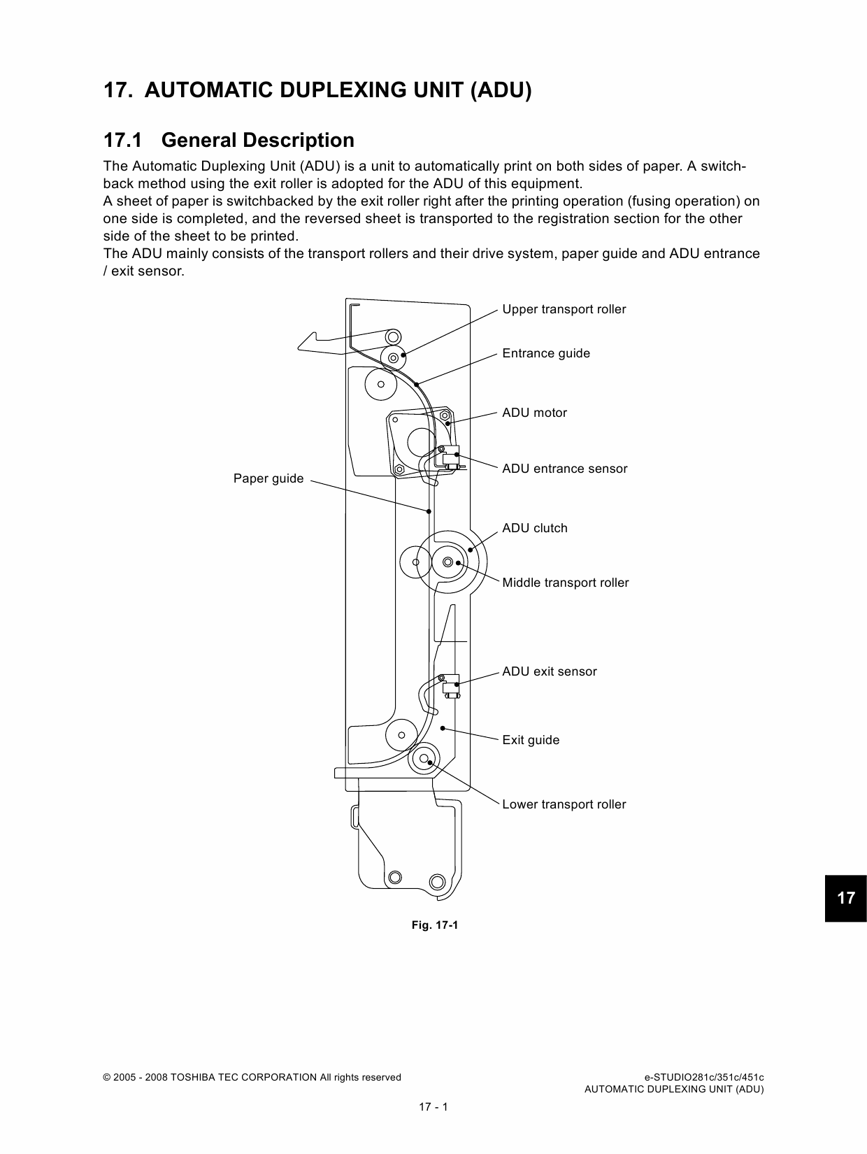 TOSHIBA e-STUDIO 281c 351c 451c Service Manual-5